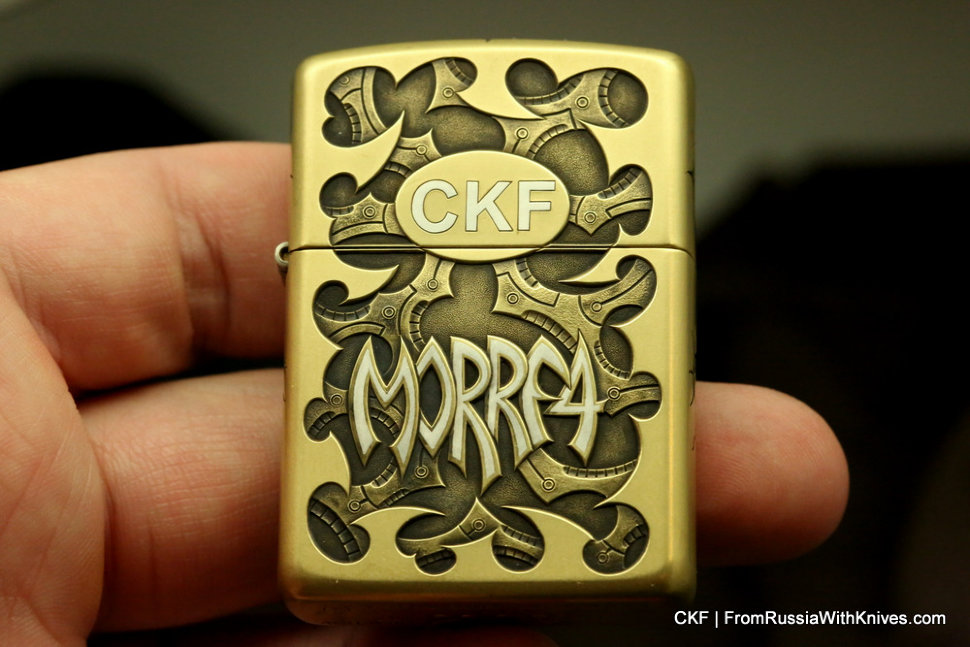Custom Engraved CKF ZIPPO lighter Morrf-4