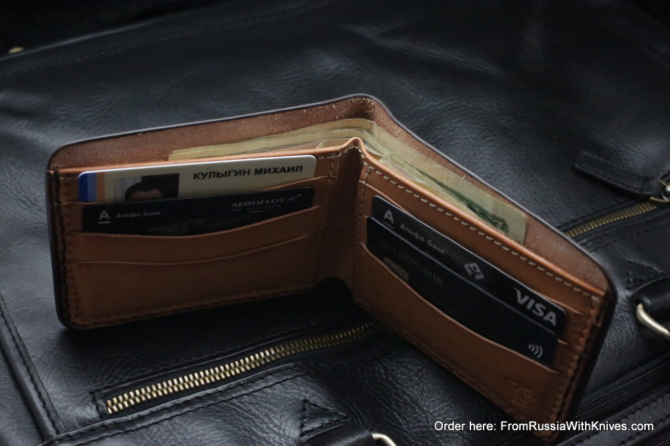 Custom Leather Wallet CKF TriTri