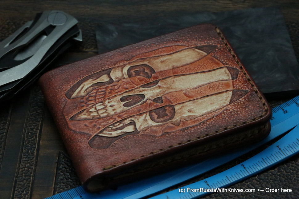 Custom Leather Wallet CKF Trinity 4
