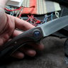 Gratch СB (M390, Ti+CF, bearings, hand rubbed satin finish)
