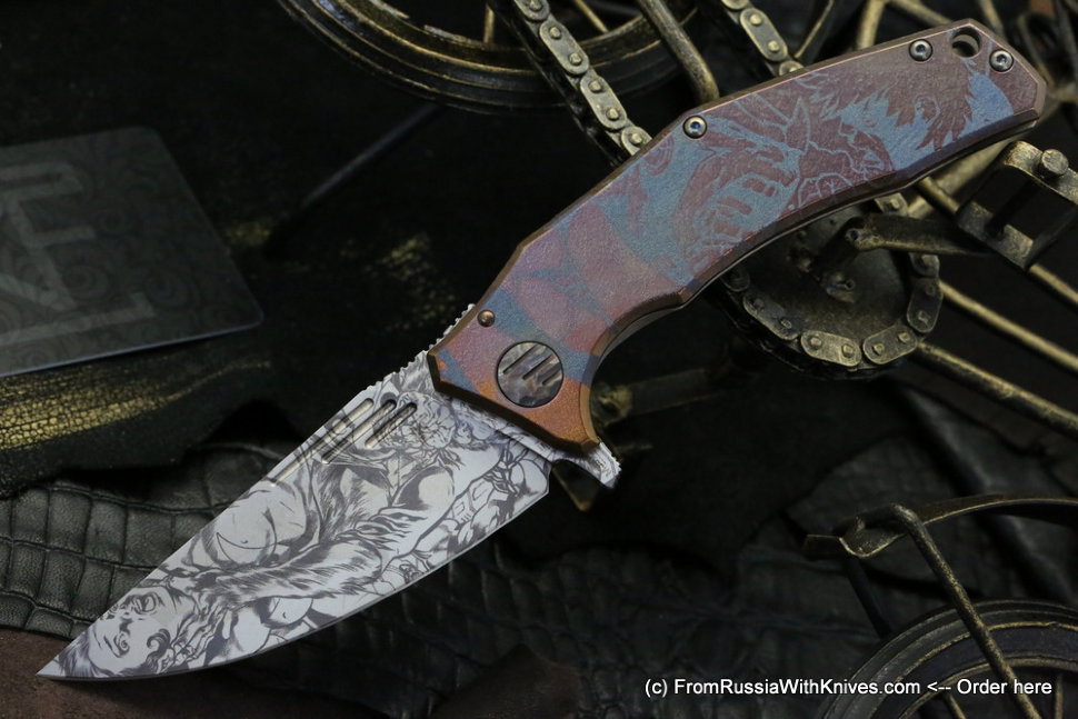One-off customized Morrf Knife -TKTKD-