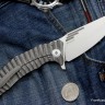 DISCONTINUED - Morrf-3.2 Knife (Evgeny Muan design, S35VN, bearings, CF+Ti)