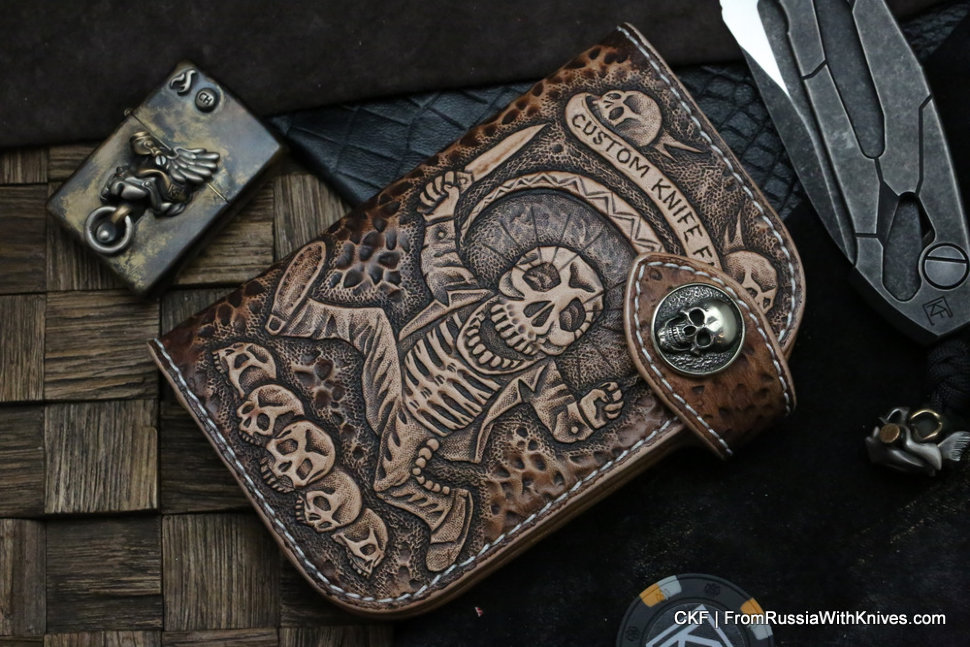Custom Leather Wallet CKF Mex-5
