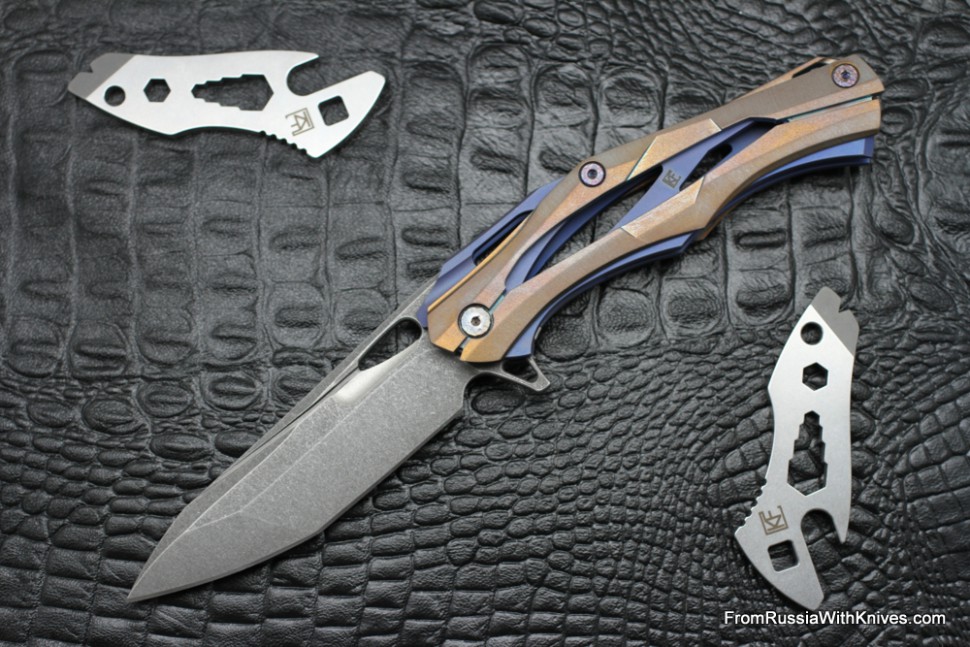 #12 Customized Decepticon-1 Knife (Alexey Konygin design, Stas Bondarenko customization)