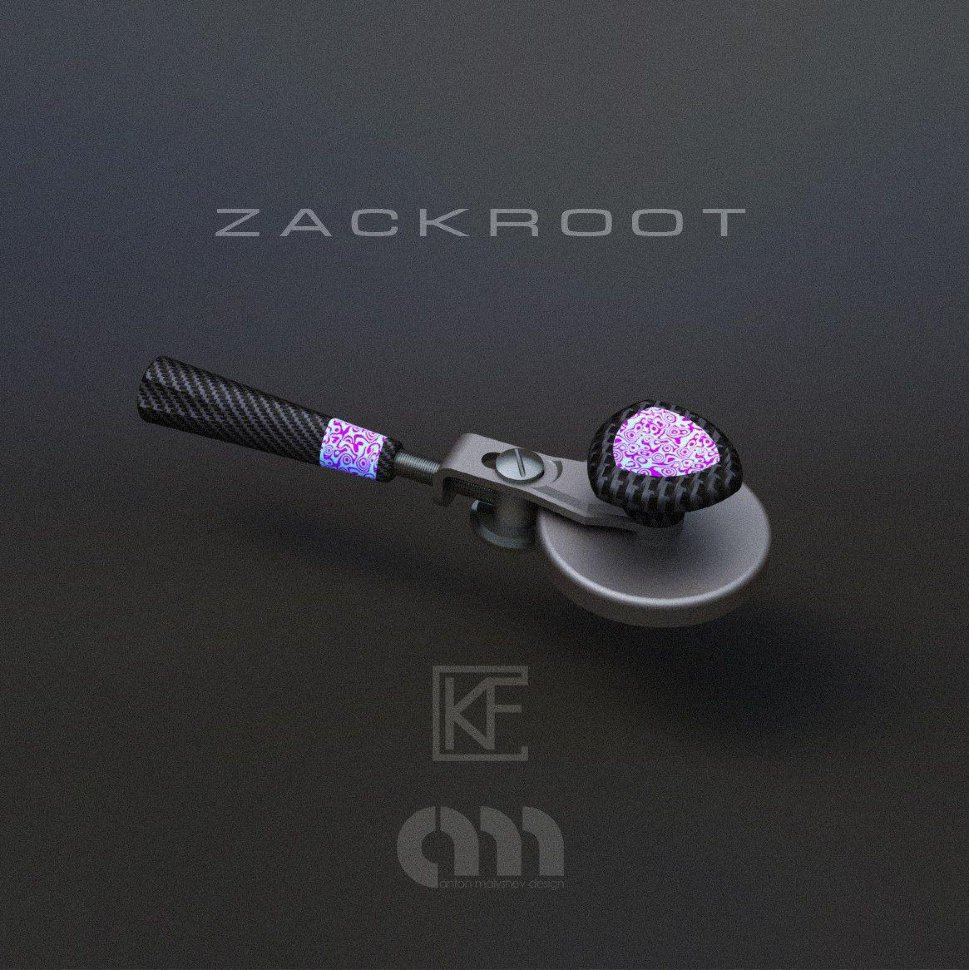 Zackroot (M390, CF, Timascus, mokume, bearings)