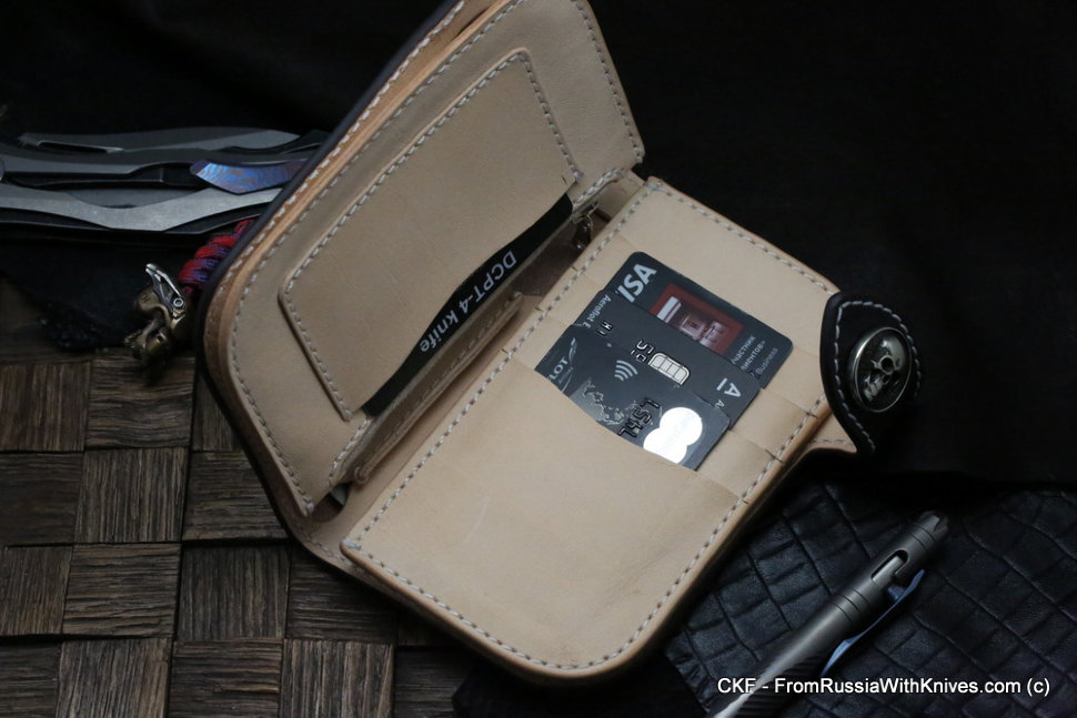 Custom Leather Wallet CKF TRINITY SV
