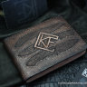 Custom Leather Wallet CKF 3KN+VKG