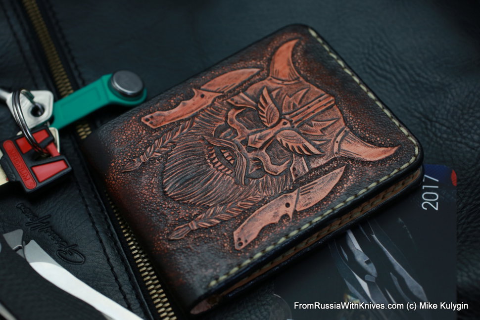 Custom Leather Wallet CKF DVKNG2