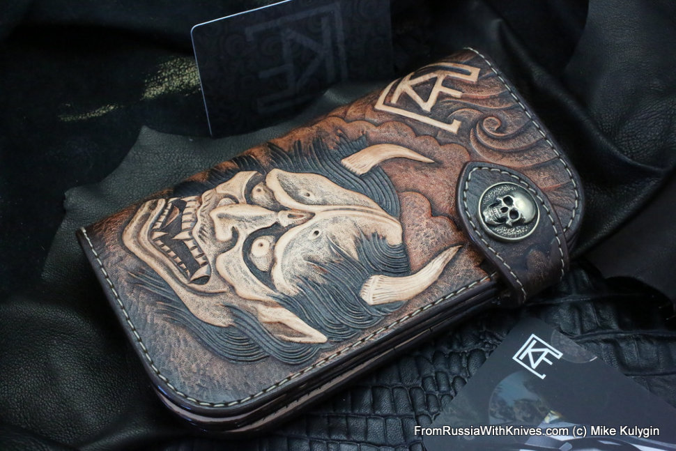 Custom Leather Clutch Wallet CKF UZHSNH