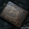 Custom Leather Wallet CKF Drak
