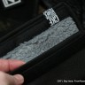 Custom handmade CKF black leather case