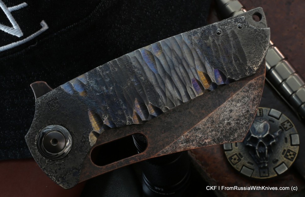 One-off CKF/Matthew Christensen Big Brutus knife -ORG- 