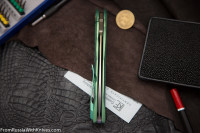 #15 Rabbit Knife customized (Alexey Konygin design, s35vn, titanium, bearings)