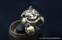 Brass Bead Cheshire Cat