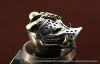 Brass Bead  Wild Boar (2 metal parts)   