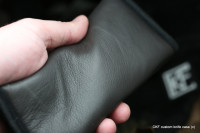 Custom handmade CKF brown leather case