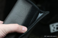 Custom handmade CKF brown leather case