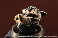 Brass Bead  Wild Boar (2 metal parts)   