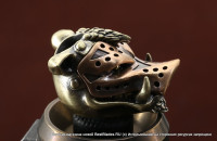 Brass Bead  Wild Boar (2 metal parts)   