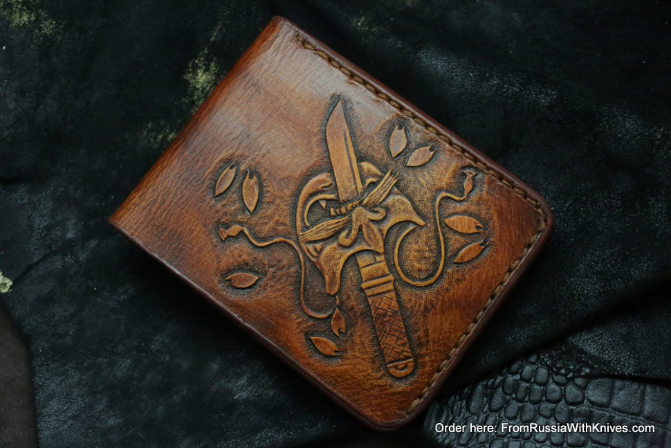 Custom Leather Wallet CKF Deadsam