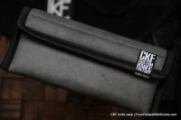 Custom handmade CKF grey leather case