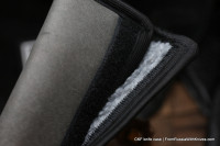 Custom handmade CKF grey leather case