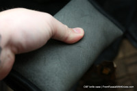 Custom handmade CKF grey leather case