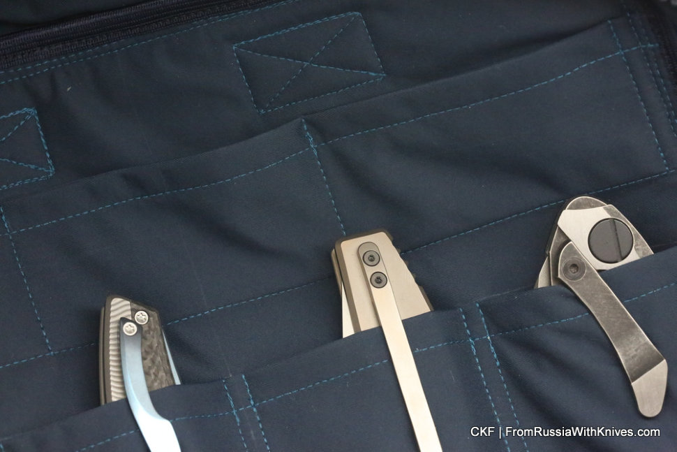 Fully Handmade CKF Knife Storage Bag (8 pockets)