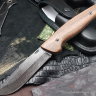 Varyag knife (damascus, wood)