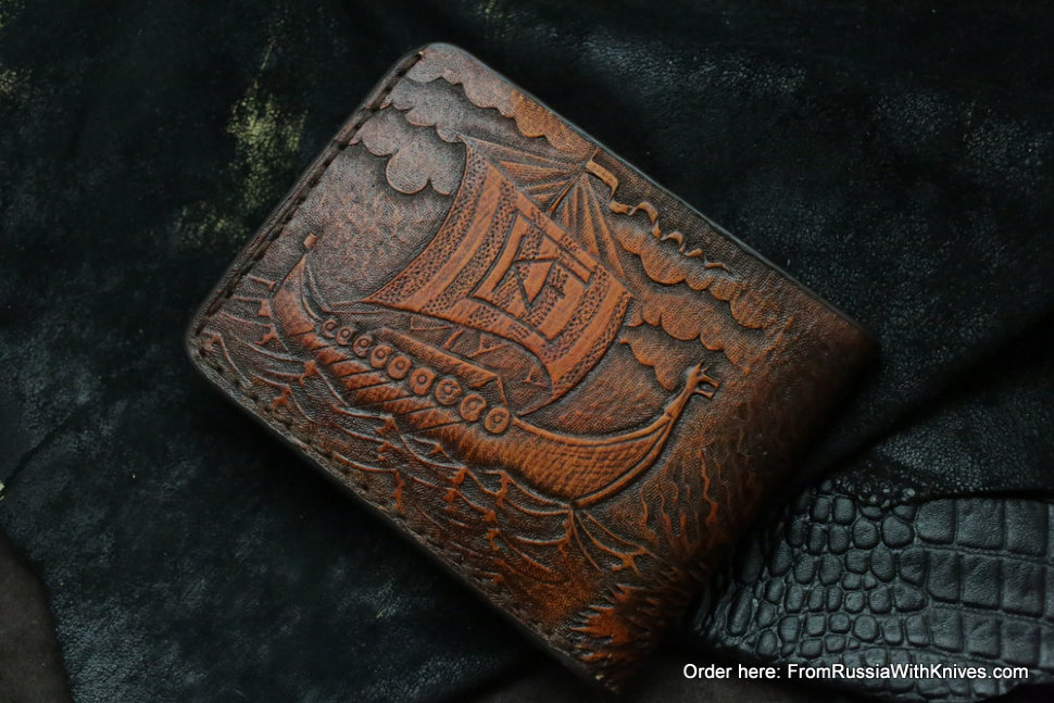 Custom Leather Wallet CKF Vboiepta