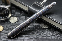 Ball pen &quot;Astronaut&quot; (polished, blue enamel) by Dmitry Streltsov