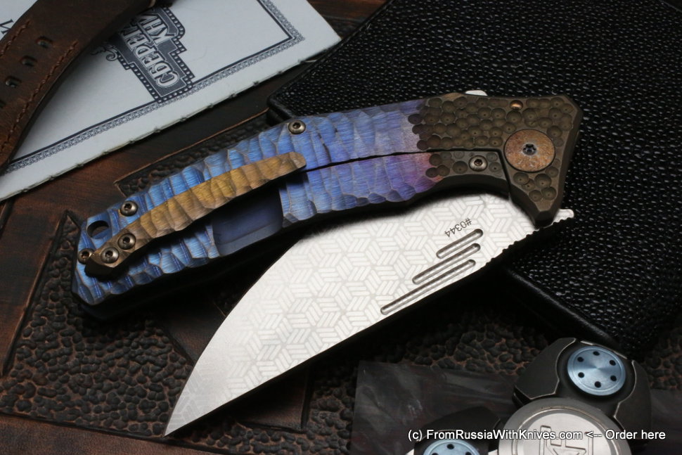One-off customized Morrf Knife -БОЛЬSTER-