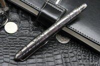 Ball pen &quot;Astronaut&quot; (polished, black enamel) by Dmitry Streltsov