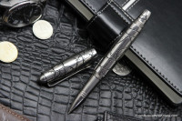 Ball pen &quot;Astronaut&quot; (polished, black enamel) by Dmitry Streltsov