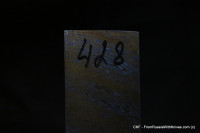 #428 -Twist- ZlaTi billet (4.78&quot; - 1.42&quot; - 0.177&quot;) Titanium Damascus