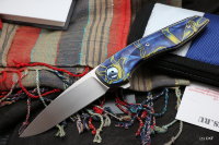 Gratch YB (M390, Ti+Kirinite, bearings, hand rubbed satin finish)