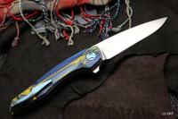 Gratch YB (M390, Ti+Kirinite, bearings, hand rubbed satin finish)