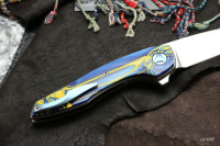 Gratch YB (M390, Ti+Kirinite, bearings, hand rubbed satin finish)