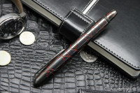 Ball pen &quot;Astronaut&quot; (polished, red enamel) by Dmitry Streltsov