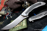 DISCOUNT - CKF Sablya (M390, Ti+CF, bearings)