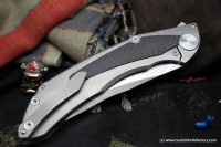 DISCOUNT - CKF Sablya (M390, Ti+CF, bearings)