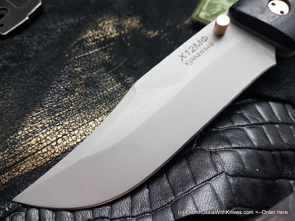 Kolonok knife (Х12MF, grab wood)
