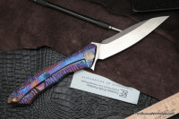 #17 Rabbit Knife customized (Alexey Konygin design, s35vn, titanium, bearings)
