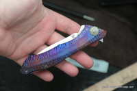 #17 Rabbit Knife customized (Alexey Konygin design, s35vn, titanium, bearings)