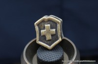 Brass Bead Cross