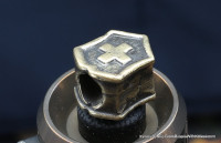 Brass Bead Cross
