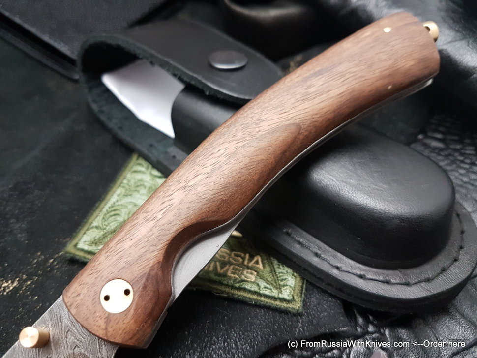 Kayros knife (damascus, wood)