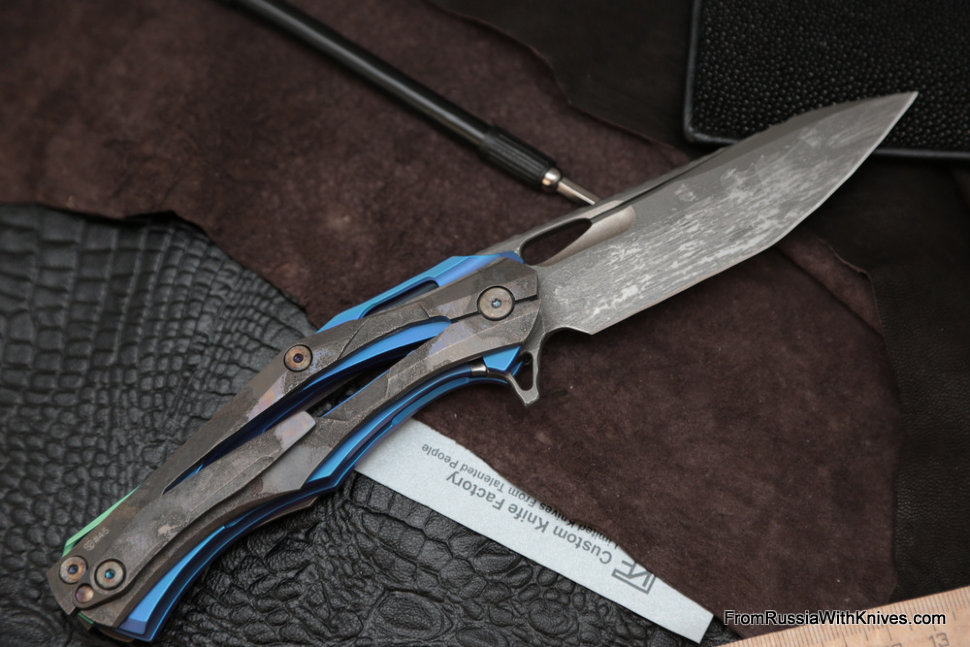 #45 Customized Decepticon-1 Knife (Alexey Konygin design, Stas Bondarenko customization)