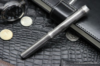 Ball pen &quot;Hitori&quot; (&quot;Shattering bamboo&quot; handmade engraving) by Dmitry Streltsov