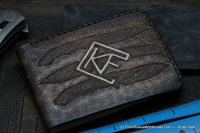 Custom Leather Wallet CKF Trinity 1